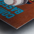 1980 Computer Baseball Game Art Metal print