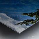 Summit Serenity: The Majestic View from Mount Norquay Lookout over Vermilion Lakes Metal print