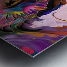 Wolves Abstract Metal print