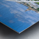 Edmontons Iconic Walter Dale Bridge: A Captivating Ultra-High Resolution Photograph of Modern Architecture and Natural Splendor Metal print