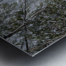 Snowy Day on The Yough Metal print