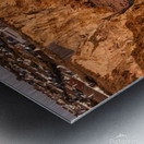 Golden Hour Serenity: A Tranquil Evening at a secret Newquay Beach Metal print