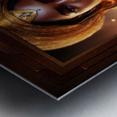 The Nubian Queen Of Synthirobi Mystical Elegance AI Concept Art by Xzendor7 Metal print