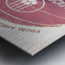 1988 Kansas State Wildcats Basketball Throwback Art Metal print