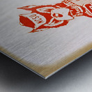 1983 NC State Basketball Number 1 Metal print