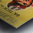 1946 Georgia Tech vs. Georgia Football Art Metal print