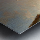 People in the market streets Metal print