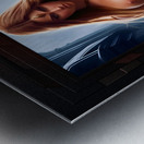 The Arzillian Warrior Princess Tsaining The Legendary Mistress Of Desire Mystical Fantasy AI Concept Art by Xzendor7 Metal print