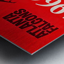 1966 Atlanta Falcons Throwback Art Metal print