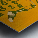 1975 Oakland Athletics KPIX Television Ad  Metal print