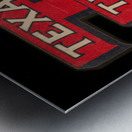 Vintage Texas Tech Art Metal print