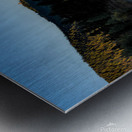 Reflections of Grandeur: Oxbow Bend and the Majestic Tetons Metal print