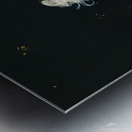 Smoking Geisha Metal print