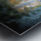 Midnight Garden Window  Metal print