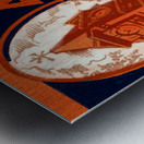 1948 Auburn Football Ticket Stub Remix Art Metal print
