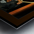 MAKING HAND ROLLED NOODLES Metal print