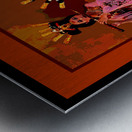 TWO TRADITIONAL CHINESE MUSICIANS  Metal print