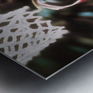 Face of Determination Metal print