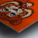 Vintage Princeton Tiger Mascot Art Metal print