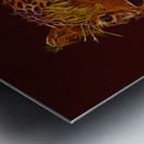 Leopard Abstracto Metal print