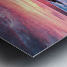 Colorful Sunset at Wild Coast on the Canary Islands Impression metal