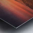 Sunset in the Desert Metal print