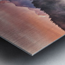 Sunrise at a Lake with Alps in the Background Metal print