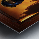 Brygdon Of The Fifth Imperium Captivating AI Concept Art Portrait by Xzendor7 Metal print