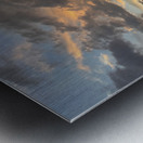 4th Ave S Naples Beach Sunset Pillars  Metal print
