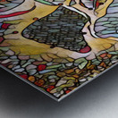 Moth man Metal print