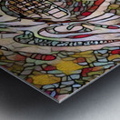 The Thinker 8 Metal print