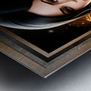 The Enigmatic Tellenia Ravolious Enchanting Fantasy AI Concept Art Portrait by Xzendor7 Metal print