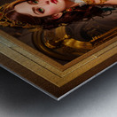 Helenia Saitian Enchanting Fantasy AI Concept Art Portrait by Xzendor7 Metal print
