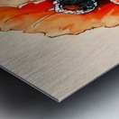 red poppy in the field Metal print