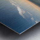 Lonely sailing boat on Lake Constance Metal print