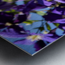 Plante mauve clematis Metal print