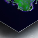 Neon Froge Metal print