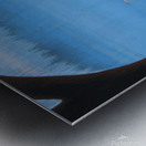 Samarai Slicing Water Droplets Metal print