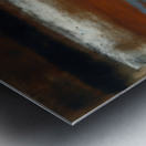 Inspired By Number 61 Rust And Blue Metal print