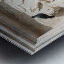 Carving on facade on Milan Cathedral; Milan, Lombardy, Italy Metal print