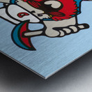 1979 Denver Nuggets Throwback Logo Art Metal print