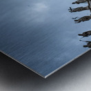 Statue of Peter at Saint Peter's Basilica; Rome, Italy Metal print