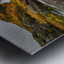 A stream flows past on the West Fjords on its way to the ocean; Iceland Metal print