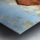 Empty Silos on a Farm Metal print