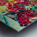 Geraniums Along the Front Steps Metal print