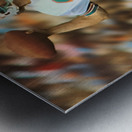 1981 Miami Dolphins Throwback Art Metal print