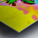 COLORED PALM Metal print