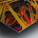 SNAZZY GRASS Metal print