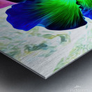 BLU N YELLO HiBiSCUS Metal print