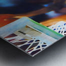 Michael Jordan Flying to the Rim Metal print